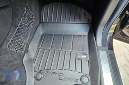 Specific rubber mats suitable for Mercedes ML W164 2005-2011, 4-piece set, black color, with 24-month warranty-image-6222697