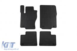image-29-Specific rubber mats suitable for Mercedes ML W166 2011-2015, GL X166 2012-2015, GLE coupe C292, GLE W166 2015-2019, GLS X166 after 2016, 4-piece set, black color