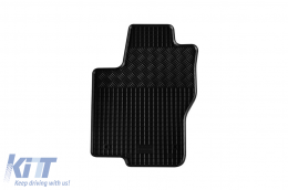 Specific rubber mats suitable for Mercedes ML W166, GL X166 2012-2015, GLE Coupe C292 2015-2019, 4-piece set, black color-image-6248754