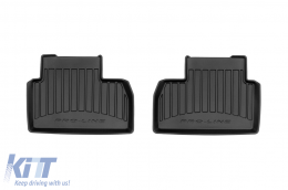 Specific rubber mats suitable for Mercedes S class W220 short wheelbase 1998-2005, 4-piece set, black color, with 24-month warranty-image-6221307