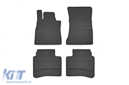 Specific rubber mats suitable for Mercedes S class W222 2013-2020 short wheelbase, 4-piece set, black color - ABFMM6019242