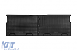 Specific rubber mats suitable for Mercedes V class W447, Vito after 2014 rear for second row seats, 2-piece set, black color - ABFMM6023730