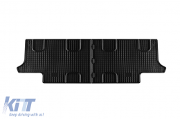 Specific rubber mats suitable for Mercedes V class W447, Vito after 2014 for third row seats, 2-piece set, black color - ABFMM6023733