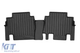 Specific rubber mats suitable for Mercedes Vaneo W414 2002-2015, 3-piece set, black color, with 24-month warranty-image-6223092