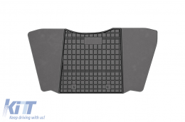 Specific rubber mats suitable for Mercedes Vito, Viano 2003-2014, front, 3-piece set, black color-image-6251058