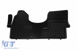 Specific rubber mats suitable for Mercedes Sprinter 906 2008-2016, 907 after 2018, 2-piece set, black color-image-6215839