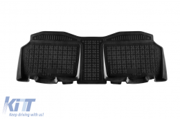 Specific rubber mats suitable for Mercedes T-Class W420, Nissan Townstar Station Wagon after 2022, Renault Kangoo after 2021, L1, 5 seats, 3-piece set, black color-image-6215858
