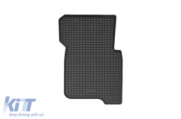 Specific rubber mats suitable for Mercedes X-class after 2018, 5-piece set, black color-image-6229060