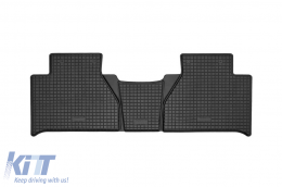 Specific rubber mats suitable for Mercedes X-class after 2018, 5-piece set, black color-image-6229061