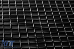 Specific rubber mats suitable for Mercedes Sprinter 907 after 2018 with 2 or 3 seats, 3-piece set, black color-image-6249779