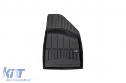 Specific rubber mats suitable for MG 4 Electric after 2022, 3-piece set, black color, with 24-month warranty-image-6223999