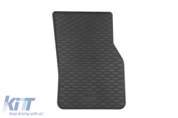 Specific rubber mats suitable for Mini Cooper F55, F56, 3 doors, F55, F56, 5 doors after 2013, 4-piece set, black color-image-6250062