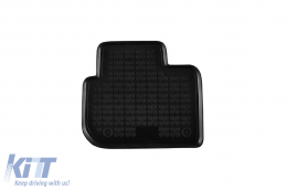 Specific rubber mats suitable for Mitsubishi Colt 2009-2012, 5 doors, 4-piece set, black color-image-6216317