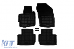 image-50-Specific rubber mats suitable for Mitsubishi Outlander 2007-2021, Citroen C-Crosser, Peugeot 4007 2007-2014, Mitsubishi Eclipse Cross after 2017, 4-piece set, black color