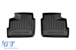 Specific rubber mats suitable for Mitsubishi Space Star after 2013, 4-piece set, black color, with 24-month warranty-image-6221763