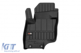 Specific rubber mats suitable for Mitsubishi Eclipse Cross PHEV after 2018, 4-piece set, black color, with 24-month warranty-image-6223404