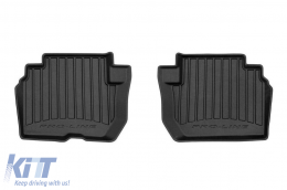 Specific rubber mats suitable for Mitsubishi Eclipse Cross PHEV after 2018, 4-piece set, black color, with 24-month warranty-image-6223406