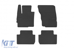 Specific rubber mats suitable for Mitsubishi Eclipse Cross after 2017, 4-piece set, black color - ABFMM6019224