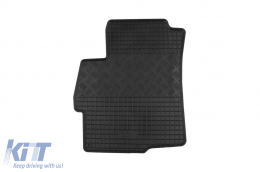 Specific rubber mats suitable for Mitsubishi Lancer after 2008, 4-piece set, black color-image-6248788