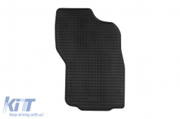 Specific rubber mats suitable for Mitsubishi Lancer after 2008, 4-piece set, black color-image-6248789