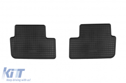 Specific rubber mats suitable for Mitsubishi Lancer after 2008, 4-piece set, black color-image-6248790