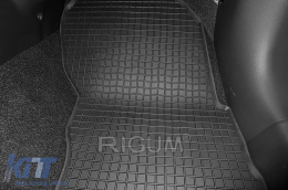 Specific rubber mats suitable for Mitsubishi Eclipse Cross after 2018, 4-piece set, black color-image-6249743