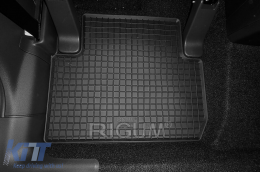 Specific rubber mats suitable for Mitsubishi Eclipse Cross after 2018, 4-piece set, black color-image-6249744