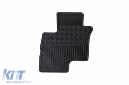 Specific rubber mats suitable for Mitsubishi Eclipse Cross PHEV after 2021, Outlander PHEV after 2012, 4-piece set, black color-image-6250043