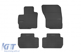Specific rubber mats suitable for Mitsubishi Outlander 2014-2021, 4-piece set, black color - ABFMM6023878