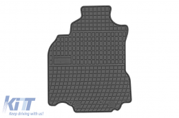 Specific rubber mats suitable for Nissan Cube Z12 2008-2011, 4-piece set, black color from Frogum El Toro series-image-6230622