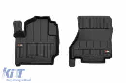 image-38-Specific rubber mats suitable for Nissan e-NV200 after 2014, 2-piece set, black color, with 24-month warranty