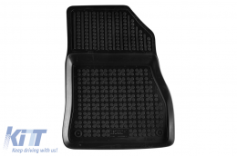 Specific rubber mats suitable for Nissan Juke 2010-2019, 4-piece set, black color-image-6215966
