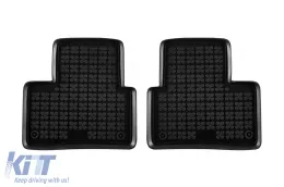 Specific rubber mats suitable for Nissan Juke 2010-2019, 4-piece set, black color-image-6215967