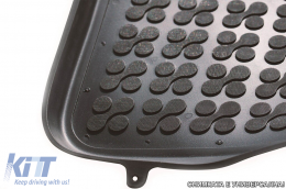 Specific rubber mats suitable for Nissan Juke 2010-2019, 4-piece set, black color-image-6215971