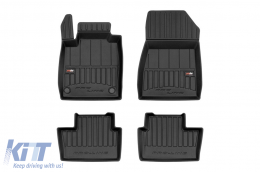 image-46-Specific rubber mats suitable for Nissan Juke after 2019, 4-piece set, black color, with 24-month warranty