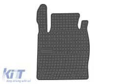 Specific rubber mats suitable for Nissan Juke after 2019, 4-piece set, black color-image-6230707