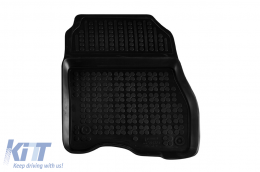 Specific rubber mats suitable for Nissan Leaf 2013-2022, after 2022, 4-piece set, black color-image-6216002