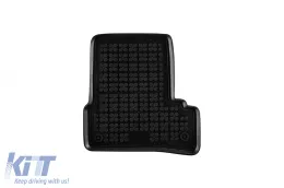 Specific rubber mats suitable for Nissan Micra 2007-2010, 4-piece set, black color-image-6215893