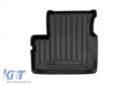 Specific rubber mats suitable for Nissan Micra K14 after 2016, 4-piece set, black color, with 24-month warranty-image-6222828
