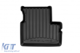 Specific rubber mats suitable for Nissan Micra K14 after 2016, 4-piece set, black color, with 24-month warranty-image-6222829