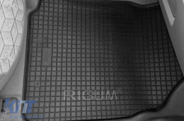 Specific rubber mats suitable for Nissan Micra 2003-2010, 4-piece set, black color-image-6228680