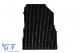 Specific rubber mats suitable for Nissan Micra after 2017, 4-piece set, black color-image-6249615