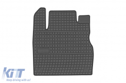 Specific rubber mats suitable for Nissan Murano Z51 2008-2014, 4-piece set, black color from Frogum El Toro series-image-6230692