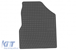 Specific rubber mats suitable for Nissan Murano Z51 2008-2014, 4-piece set, black color from Frogum El Toro series-image-6230693