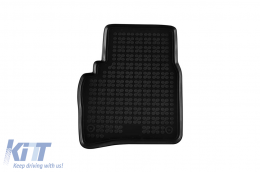 Specific rubber mats suitable for Nissan Note 2006-2013, 4-piece set, black color-image-6215902
