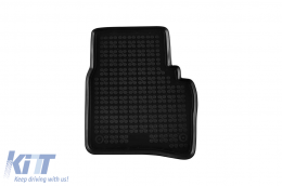 Specific rubber mats suitable for Nissan Note 2006-2013, 4-piece set, black color-image-6215903