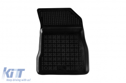 Specific rubber mats suitable for Nissan Note 2013-2020, 4-piece set, black color-image-6215979