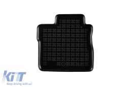 Specific rubber mats suitable for Nissan Note 2013-2020, 4-piece set, black color-image-6215980
