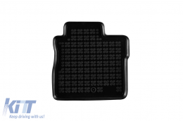 Specific rubber mats suitable for Nissan Note 2013-2020, 4-piece set, black color-image-6215981
