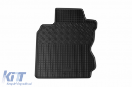 Specific rubber mats suitable for Nissan Note after 2006, 4-piece set, black color-image-6228699